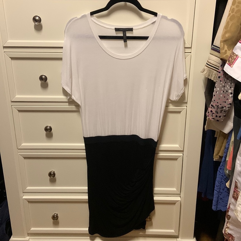 Cute black and white dress BCBGMaxAzria
